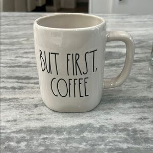 Rae Dunn Cream Mug But First Coffee
